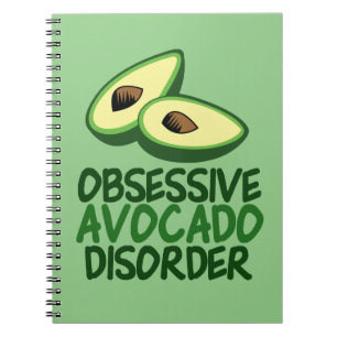 Funny Avocado Lover Green Notitieboek