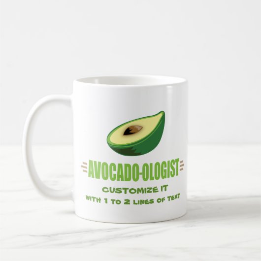 Funny Avocado Lover Koffiemok (Links)