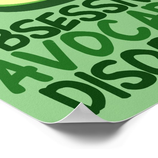 Funny Avocado Lover Poster (Hoek)