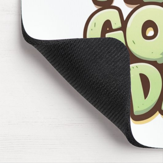 Funny Avocado Mousepad – Avo Good Day Design Muismat (Hoek)