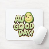 Funny Avocado Mousepad – Avo Good Day Design Muismat (Met muis)
