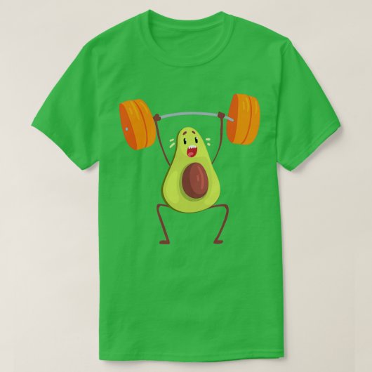 Funny avocado plush Classic TShirt (Design voorkant)