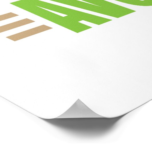 Funny Avocado Poster (Hoek)