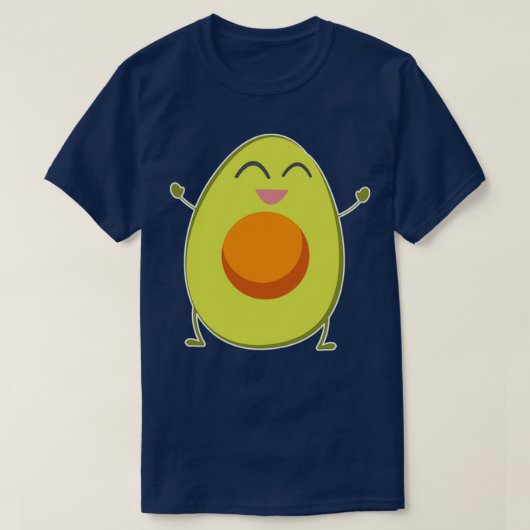 Funny Avocado s Vegan Vegetarian Gift T-shirt (Design voorkant)
