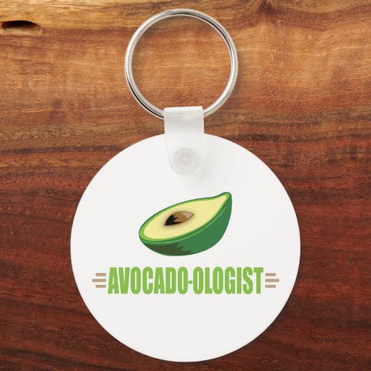 Funny Avocado Sleutelhanger (Voorkant)