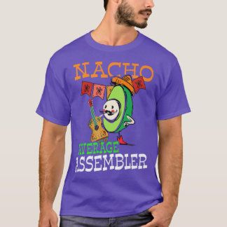 Funny Avocado Sombrero Fiesta Nacho Gemiddelde Ass T-shirt