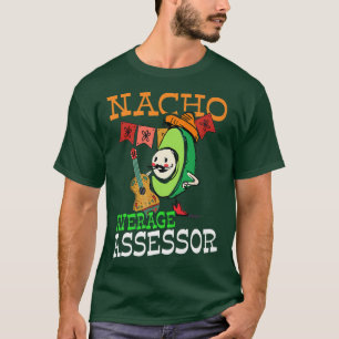Funny Avocado Sombrero Fiesta Nacho Gemiddelde eva T-shirt