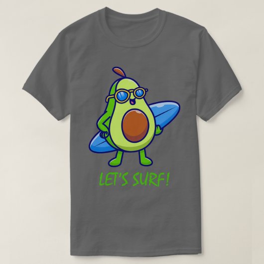 Funny Avocado Summer Dit is geluk Avocado Sur T-shirt (Design voorkant)