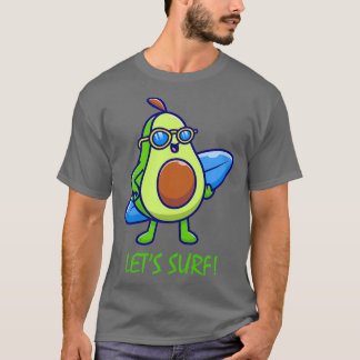 Funny Avocado Summer Dit is geluk Avocado Sur T-shirt
