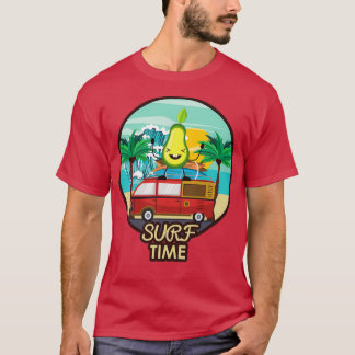 Funny avocado surfing 67 t-shirt