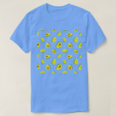 Funny Avocado Surfing design T-shirt (Design voorkant)
