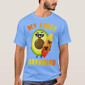 Funny Avocado Surfing gift voor minnaar surf 1 T-shirt