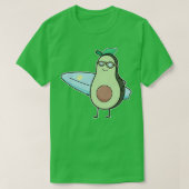 Funny Avocado surft Funny Gift for Surfer T-shirt (Design voorkant)