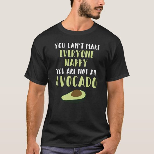 Funny Avocado T Shirt (Voorkant)
