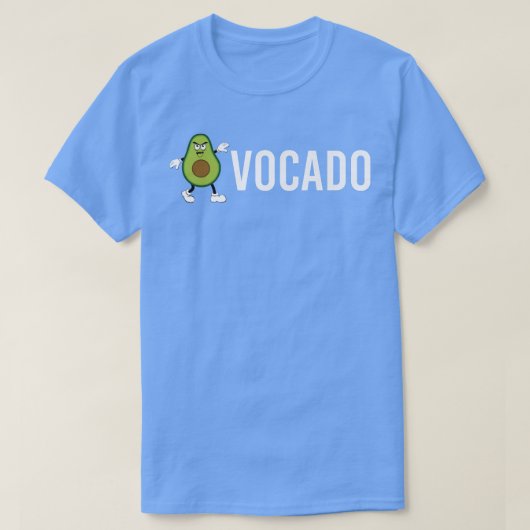 Funny Avocado T-shirt Funny Vegan Food Lover T-shi (Design voorkant)