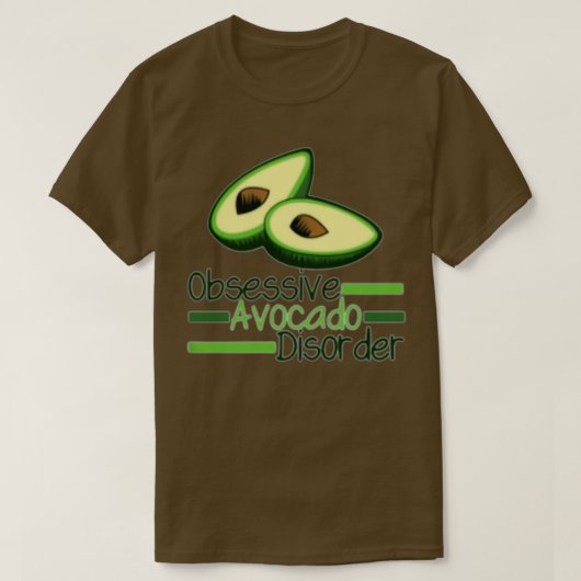 Funny Avocado t T-shirt (Design voorkant)