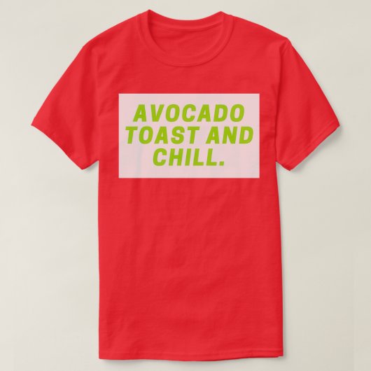 Funny avocado toast brunch lover-ontwerp t-shirt (Design voorkant)