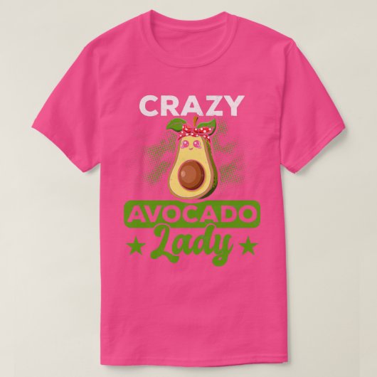 Funny Avocado Vegan Dames Vegetarian Gift 4 T-shirt (Design voorkant)
