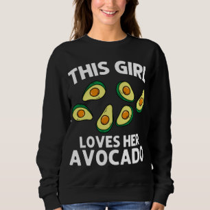 Funny Avocado voor meisjes Kind Pear Guac Avocados Trui