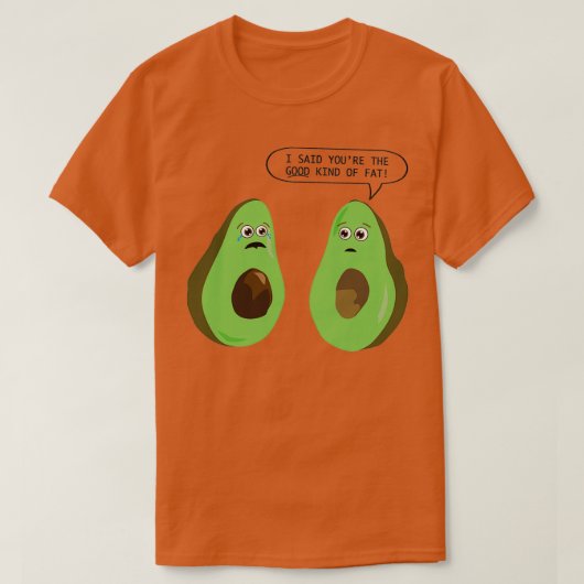 Funny Avocados 16 T-shirt (Design voorkant)