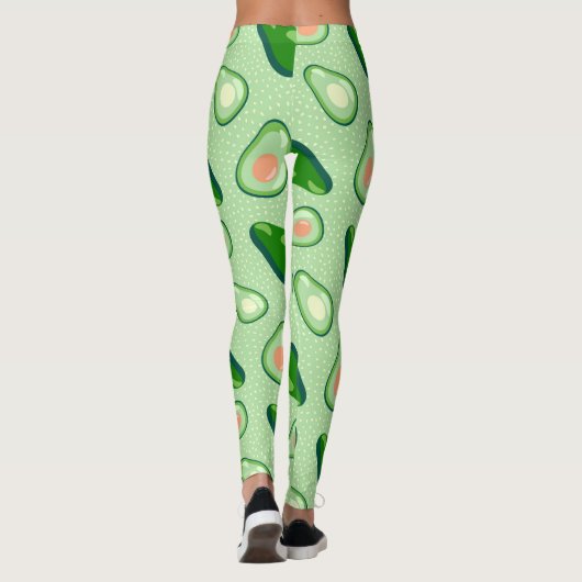 Funny Avocados Leggings (Achterkant)