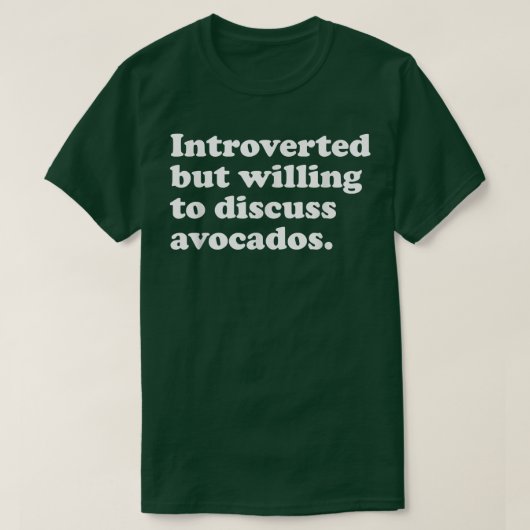 Funny Avocados Mannen Vrouwen en Kinderen T-shirt (Design voorkant)