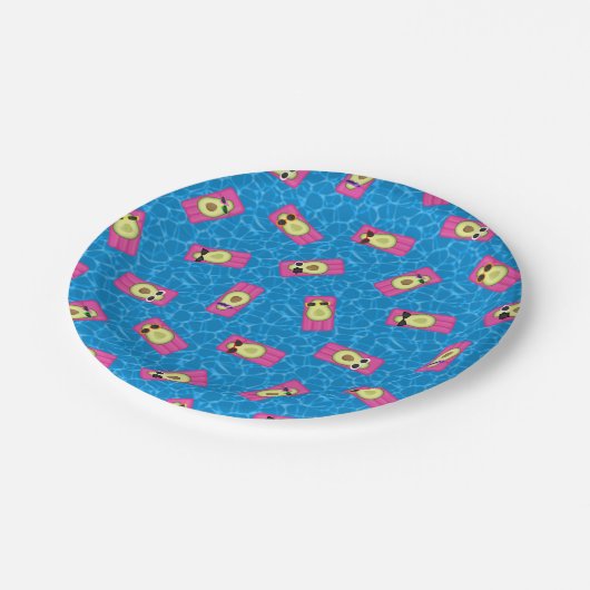 Funny Avocados Papieren Bordje (Gekanteld)