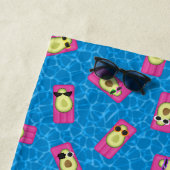 Funny Avocados Strandlaken (In situ)