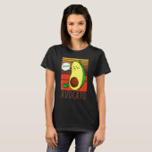 Funny Avocato ca voor katten T-shirt (Voorkant volledig)