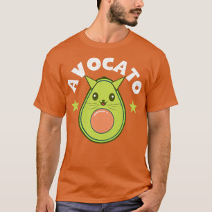 Funny Avocato Guacamole Cat Lover Cl T-shirt