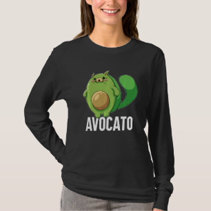 Funny Avocato Vegan Cat Avocado T-shirt Avogato Fr
