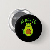 Funny Avogato Ronde Button 5,7 Cm (Voorkant /achterkant)