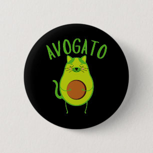 Funny Avogato Ronde Button 5,7 Cm