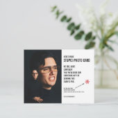 Funny Awkward-Briefkaart voor kersttaartje Stomme  Briefkaart (Staand voorkant)