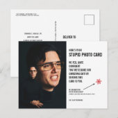 Funny Awkward-Briefkaart voor kersttaartje Stomme  Briefkaart (Voorkant / Achterkant)