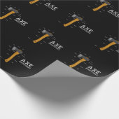 Funny Ax Humor Hatchet Woodworking Ax Throwing Cadeaupapier (Hoek)