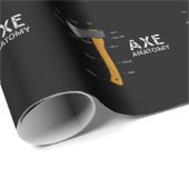 Funny Ax Humor Hatchet Woodworking Ax Throwing Cadeaupapier (Rol Hoek)