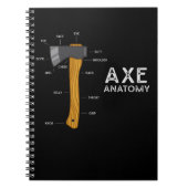 Funny Ax Humor Hatchet Woodworking Ax Throwing Notitieboek (Voorkant)