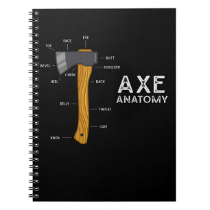 Funny Ax Humor Hatchet Woodworking Ax Throwing Notitieboek