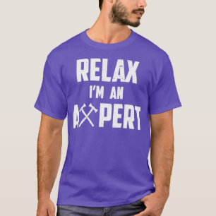 Funny Ax Throting onthul me een Axepert-afbeelding T-shirt