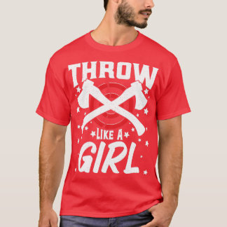 Funny Ax Thrower Throwing Ax Lover Throw lijkt op  T-shirt
