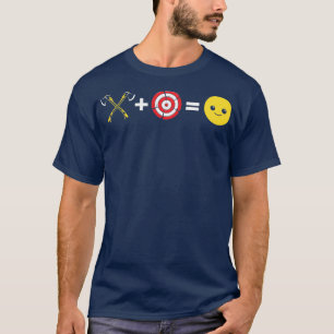 Funny Ax Throwing Axes Hatchet Thrower maakt me ge T-shirt