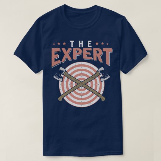 Funny Ax Throwing Expert Hatchet Woodarbeider 2 T-shirt (Design voorkant)