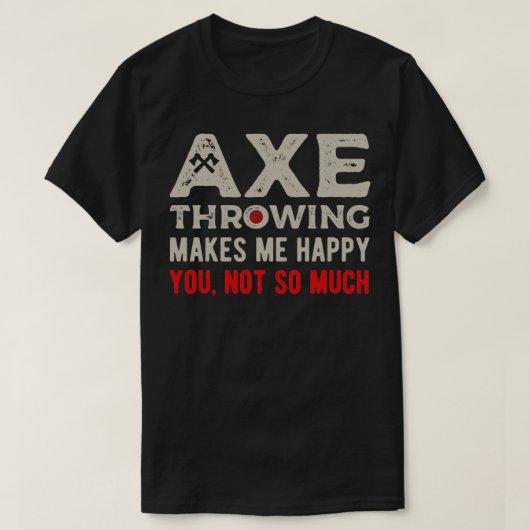 Funny Ax Throwing T-shirt (Design voorkant)