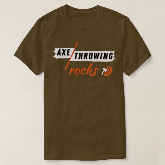 Funny Ax Throwing voor mannen en vrouwen T-shirt (Design voorkant)