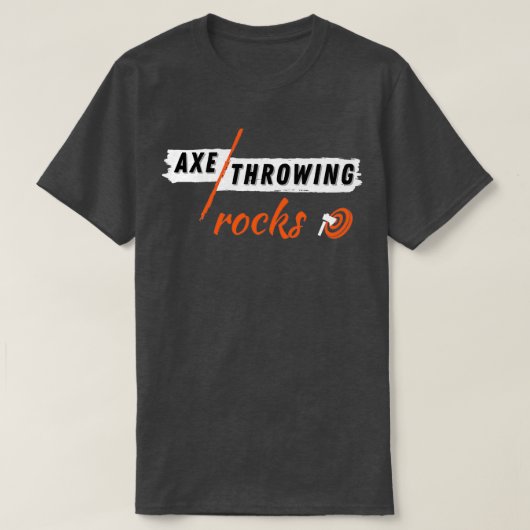 Funny Ax Throwing voor mannen en vrouwen T-shirt (Design voorkant)