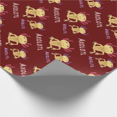 Funny Axolotl Axolitl Pun Cadeaupapier (Hoek)