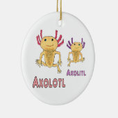 Funny Axolotl Axolitl Pun Keramisch Ornament (Rechts)