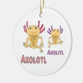 Funny Axolotl Axolitl Pun Keramisch Ornament (Links)