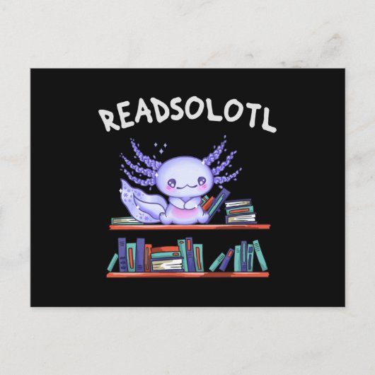 Funny Axolotl Briefkaart (Voorkant)